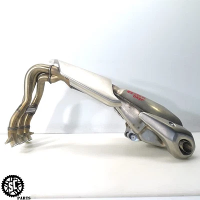 2025 TRIUMPH DAYTONA 660 FULL EXHAUST MUFFLER HEAT SHIELD - Image 1 of 4