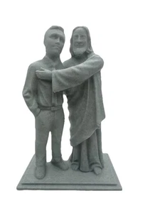 Charlie Kirk With Jesus 6” Sculpture Statue Figurine Tribute Memorial - Picture 1 of 9