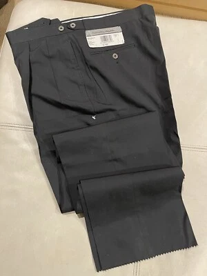 NICKLAUS Sportswear Men's Pleated 4 Pocket Cotton Blend Black Pant- 38W NWT - Image 1 of 4