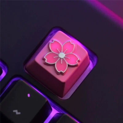 Cherry Pink MX Metal Keycap R4 Height For Mechanical Keyboard Gamer Gift 1Pcs - Image 1 of 4
