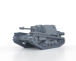 SPANISH CIVIL WAR - WWII - FIAT CV33-35 BREDA - 1/56 1/72 1/87 1/100 3D PRINTED - Picture 1 of 5