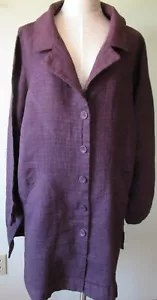 FLAX Designs LINEN Jacket 1G & 2G & 3G NWT Suave Jacket - Picture 1 of 8