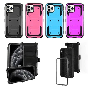 For iPhone 11 Pro 5.8" Case Built-in Screen Shockproof Hybrid / Impact Cover - Picture 1 of 25
