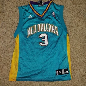 Authentic NEW ORLEANS HORNETS Jersey CHRIS PAUL 2007-08 Away NBA Adidas Youth M - Picture 1 of 5
