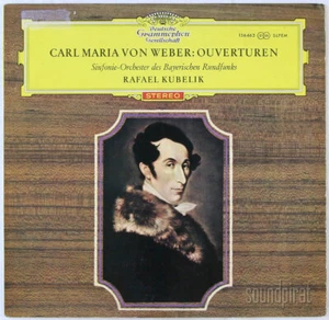 KUBELIK VON WEBER OVERTURES DGG ED.1 RED STEREO TULIP SLPEM 136463 NM - Picture 1 of 3