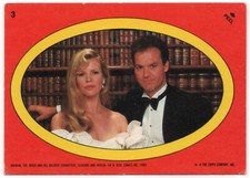 1989 Topps Batman Movie Bruce Wayne & Vicki Vale Sticker Card #3