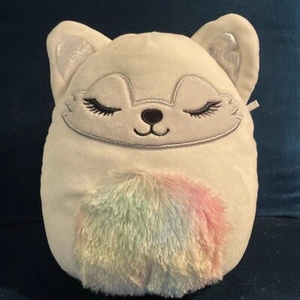 Squishmallows 7" Gracelynn Fox Rainbow Fuzzy Tummy KellyToys Target Exclusive - Picture 1 of 8