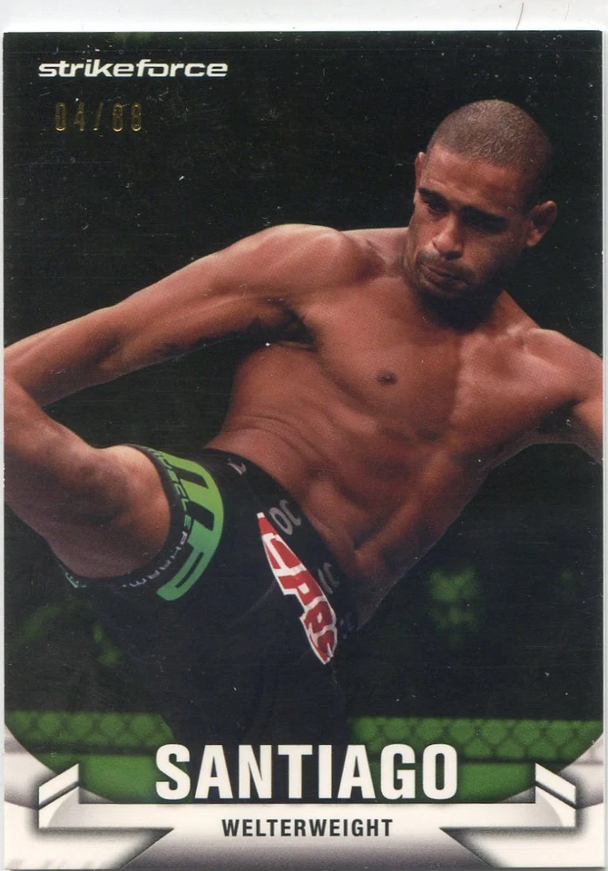 2013 Topps UFC Knock Out verde paralelo SP #/88 Strikeforce Jorge Santiago #34 Foto 1 de 1