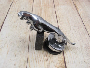 Jaguar Hood Ornament Leaping Cat & Base -UNKNOW MODEL MAKE BRAND- - Bild 1 von 10