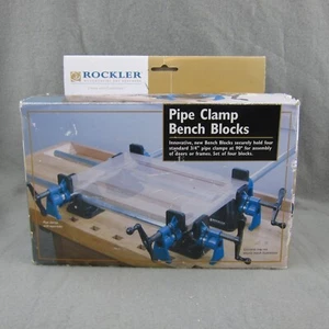 Rockler Pipe Clamp Bench Blocks Stabilizers 4pk (for 3/4" pipe) - Picture 1 of 24