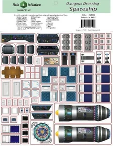Vestido de mazmorra: juego de mesa de nave espacial nuevo - Imagen 1 de 1