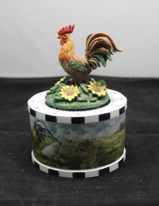 Country Rooster and Sunflowers Kitchen Timer - Vintage See Description Please - Picture 1 of 4