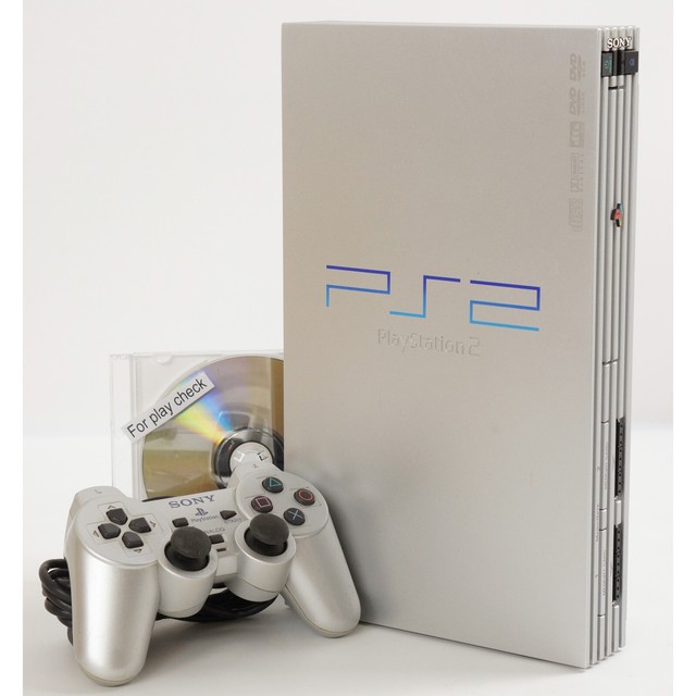 Console PlayStation 2 Slim Prata - Sony - Gameteczone a melhor