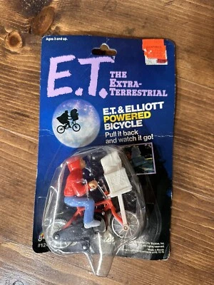 1982 LJN Toys - E.T. The Extra-Terrestrial Elliott On Bicycle - Action Figure — 第 1/4 张图片