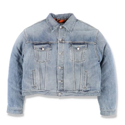 Balenciaga Blue Year of The Tiger Padded Denim Jacket | Size 44 (XS) Boxy fit - Image 1 of 4