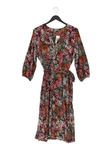 Laura Ashley Women's Midi Dress UK 12 Multi Viscose with Elastane, Rayon A-Line - Picture 1 of 5