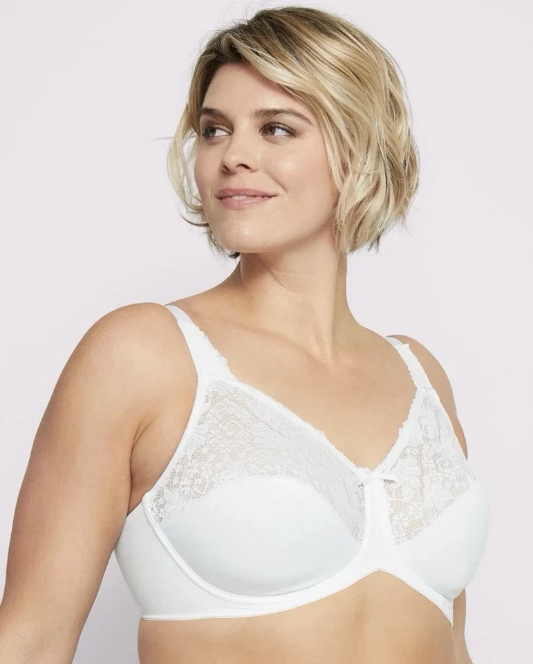 Sujetador minimizador con aros Lilyette 0428 talla 38c blanco Foto 1 de 1