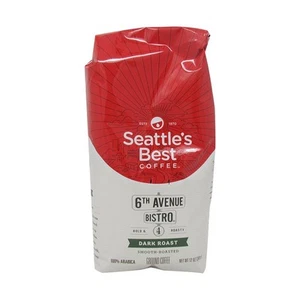 0625 Seattle's Best Organic Ground Coffee 6th Avenue Bistro 12 OZ - Picture 1 of 1