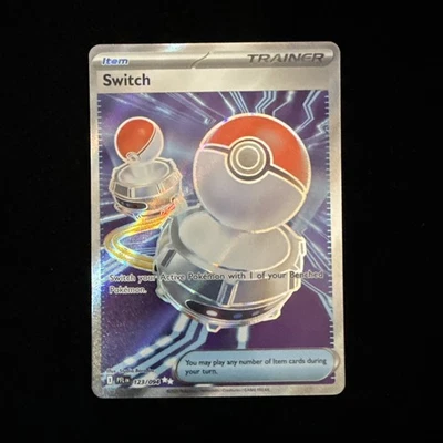Switch 123/094 Phantasmal Flames Ultra Rare Full Art Holo Pokemon TCG NM/M - Image 1 of 2