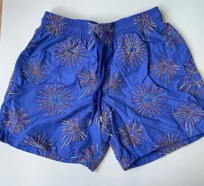 VILEBREQUIN LE Collectors Embroidered Mistral Swim Trunks Shorts Medium $695 - Image 1 of 4