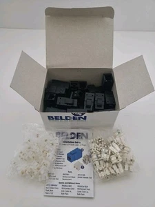 Belden REVConnect RV6MJKUBK-B24 10GX CAT6+ Black Jack 24 Pieces - Afbeelding 1 van 3