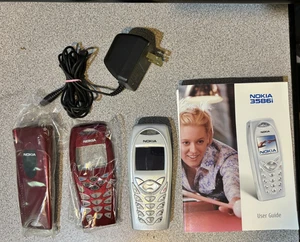 Nokia 3586i Very Rare Red Face Plate Manual In Original Box Like New Condition. - Photo 1 sur 6