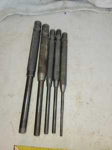 Vintage Fingal Pin Punches x 5. Tools, workshop, grinder, old, motor, bearings. - Picture 1 of 1