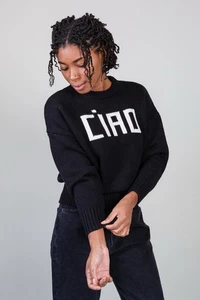 Clare V Ciao Drop Shoulder Sweater Size XS Cable Knit - Discontinued / Retired - Picture 1 of 6