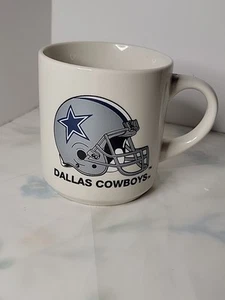 VTG Dallas Cowboys Coffee Mug Cup Helmet Logo NFL Football 90s - Picture 1 of 5