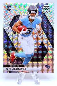 Elic Ayomanor 2025 Panini Mosaic Football Silver Holo ROOKIE NM RC #333 - Bild 1 von 2