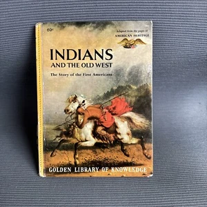 Indians and the Old West - Golden Library of Knowledge (US HC, 1958) - Picture 1 of 4