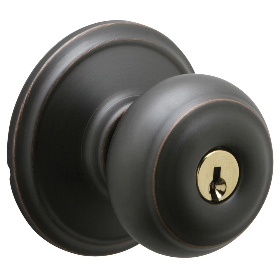 Schlage Lock F51avgeo716 Georgian Entry K4 Aged Bronze