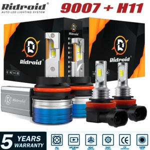 Faro LED alto/bajo para Nissan Frontier 2005-2018 - 4 piezas 6000K + bombillas antiniebla - Imagen 1 de 24