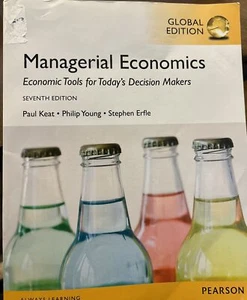 Managerial Economics, Economic Tools For Todays Decision Makers Global Edition - Imagen 1 de 2
