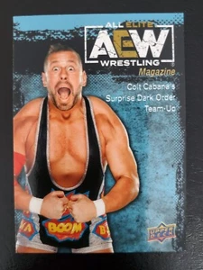 2021 Upper Deck AEW Wrestling 1st Edition - Magazine #86 COLT CABANA - Picture 1 of 2