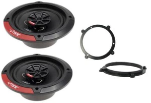 Vibe 13cm 5.25" 2 Way Coaxial Car Front Door Audio Speaker Kit For Audi A3 96-03 - Picture 1 of 3
