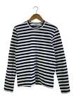 COMME des GARCONS Long-sleeved T-shirt M Cotton NVY Striped OZ-T501