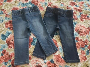 Baby Girl 24m Jeans Garanimals jeans girls 2 pieces - Picture 1 of 7