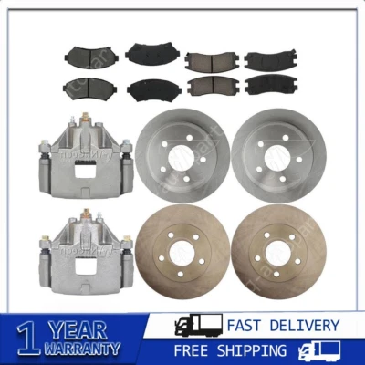 Pinzas de freno rotores de freno pastillas de freno para Buick Century 3,1 L 2004 2005 Foto 1 de 4