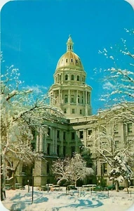 Postal del Capitolio del Estado de Colorado Denver CO - Imagen 1 de 2
