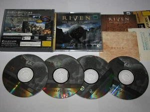 Riven: The Sequel to Myst (Japanese) Sega Saturn Japan import +obi reg US Seller - Picture 1 of 14