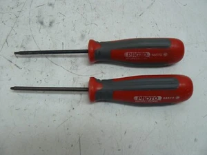 PROTO 88510 T10 TORX SCREWDRIVER LOT OF 2 - Picture 1 of 3
