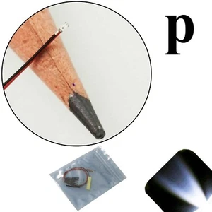 100 x 12v 0402 1005 Cool Klar Weiß Pico SMD LED Vorverdrahtetes Licht Gelötete Leitungen - Bild 1 von 4