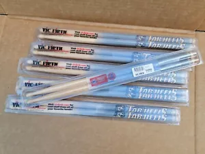 *Defecto de acabado de fábrica* 6 pares de baquetas Vic Firth UNC Carolina del Norte Tarheels - Imagen 1 de 9