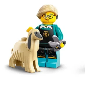 New LEGO Groomer & Afghan Dog - 71045 Collectible Minifigure Series 25 - NO BOX - Picture 1 of 1