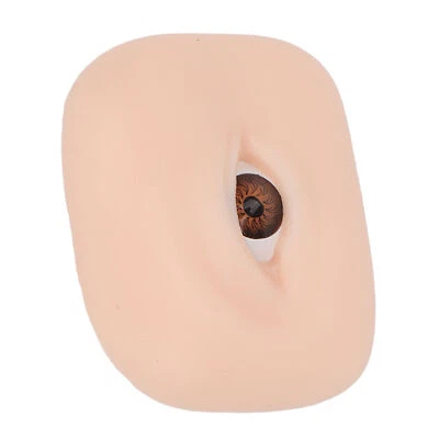 2PCS Silicone Stereoscopic False Eyelids Makeup Practice Skin Artificial Eye HG5 - Image 1 of 4