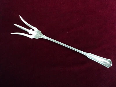 Посеребренные столовые приборы лот из 1 вилки для салата Wallace Laurel 1910 - Изображение 1 из 4