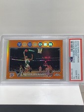 2008-09 Topps Chrome Orange Refractor /499 Kevin Durant #156 PSA 10 GEM MT