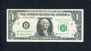 United States 1963 b $1 Unc Banknote P-443 Federal Reserve Barr Note, New York B - Picture 1 of 2