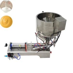 30-300ml Paste Liquid Filling Machine w/Heater for Sauces Oils Single Head 110V - Picture 1 of 21